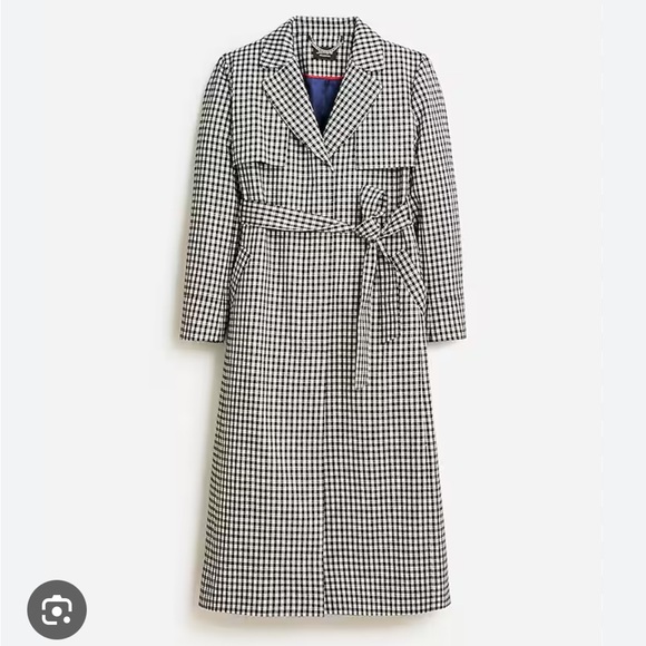 J CREW Collection Harriet LINED TRENCH- 22W - Picture 3 of 3